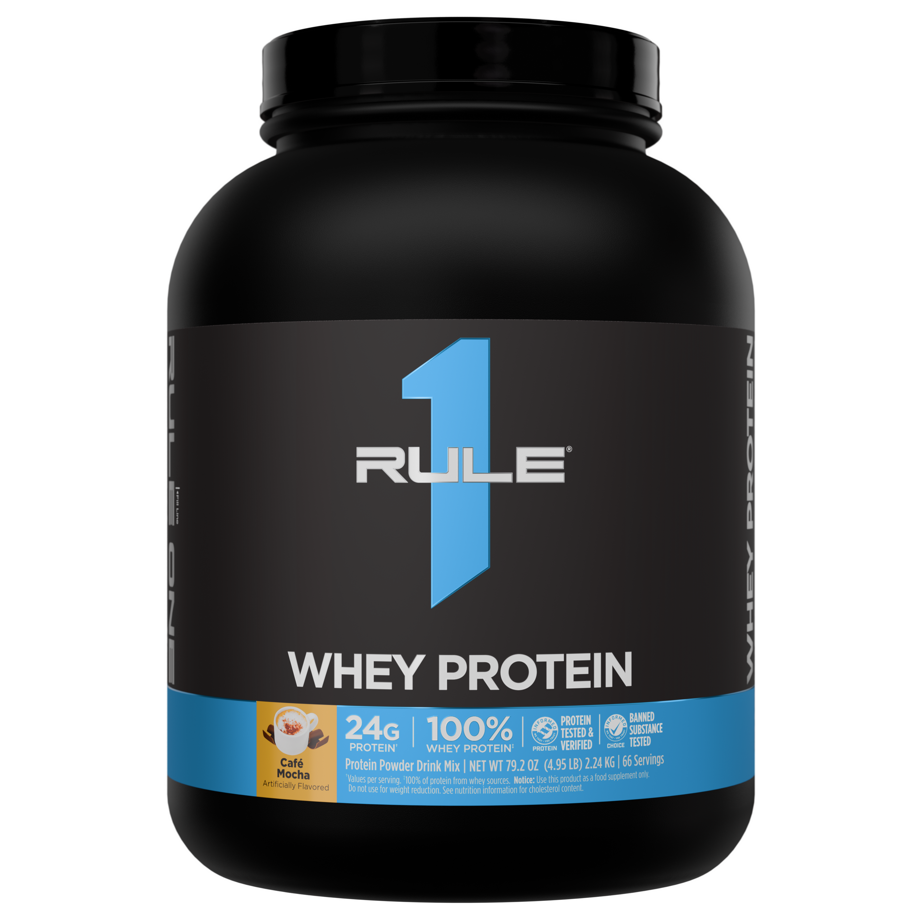 Rule 1 R1 Whey Blend - 5 lb - Cafe Mocha